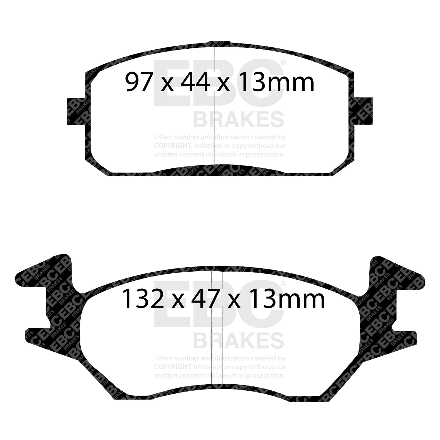 EBC Brakes Pad and Disc Kit (PDKF2007)