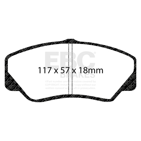 EBC Brakes Pad and Disc Kit (PDKF803)