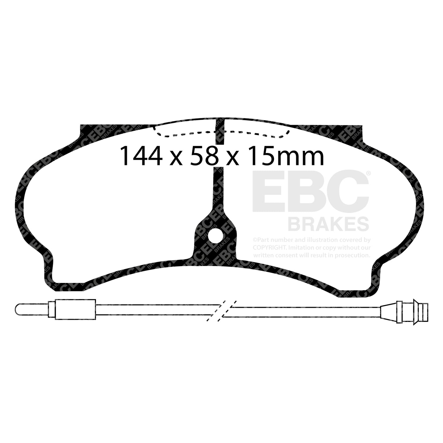 EBC Brakes Pad and Disc Kit (PDKF1600)