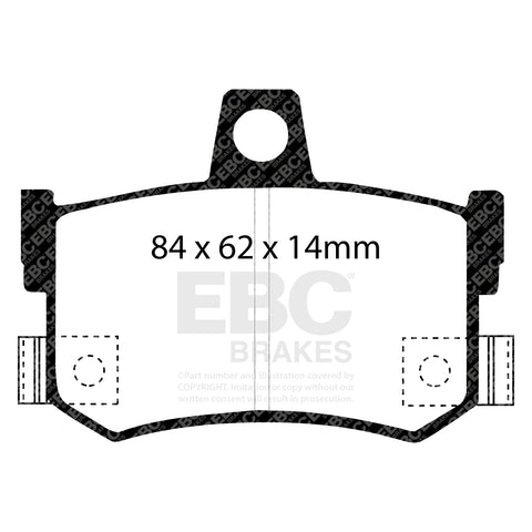 EBC Brakes Pad and Disc Full vehicle Kit (PD40K806)