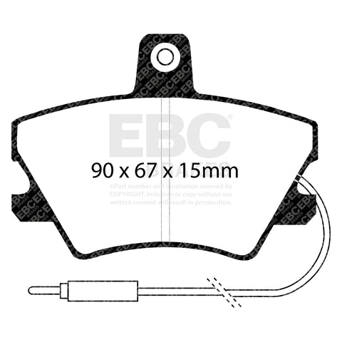 EBC Brakes Pad and Disc Kit (PDKF1702)