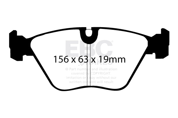 EBC Racing RP-1 Track and Race Brake Pads (DP8689RP1)