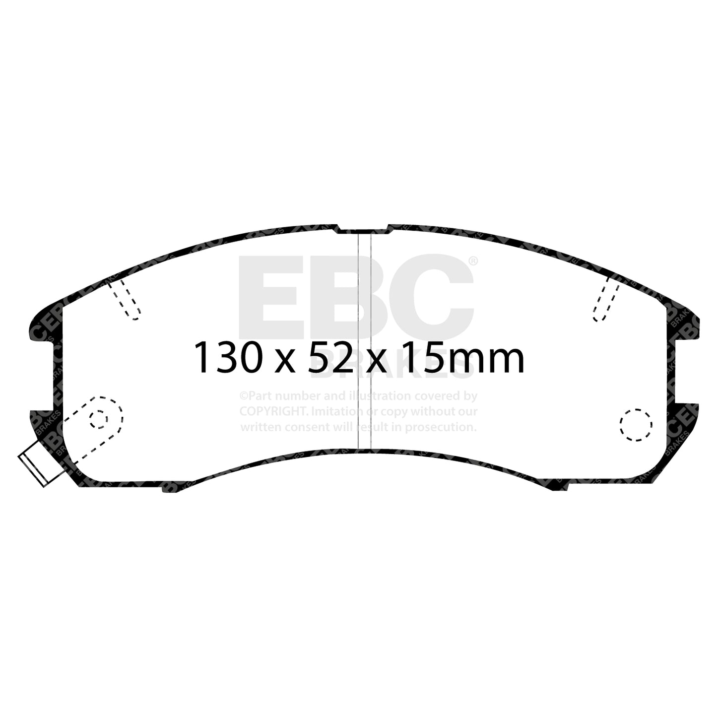 EBC Ultimax OE Replacement Brake Pad Set (DP705)