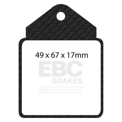 EBC Brakes Pad and Disc Kit (PD03KR357)
