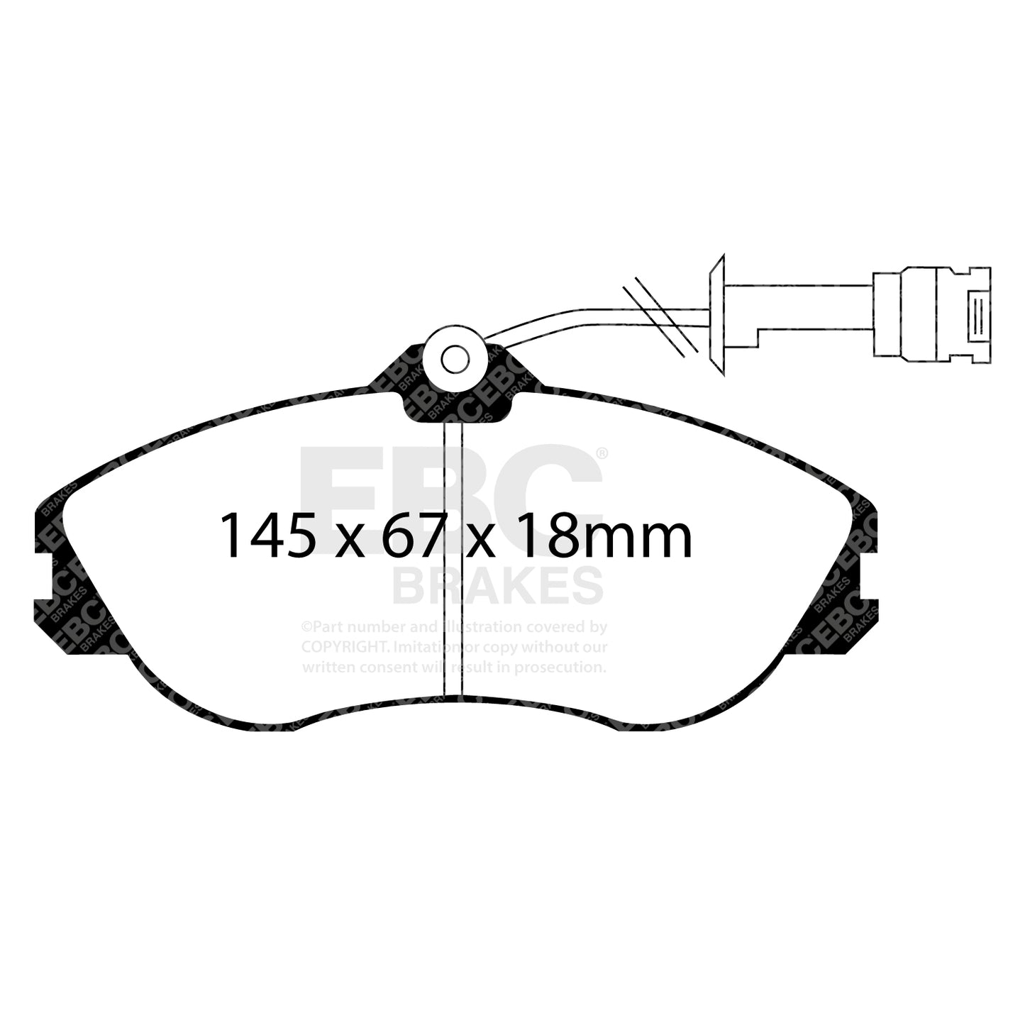 EBC Brakes Ultimax Pad and Plain Disc Full vehicle Kit (PD40K121)