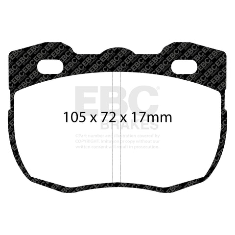 EBC Ultimax OE Replacement Brake Pad Set (DP713)