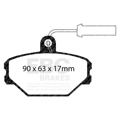 EBC Brakes Pad and Disc Kit (PDKF967)