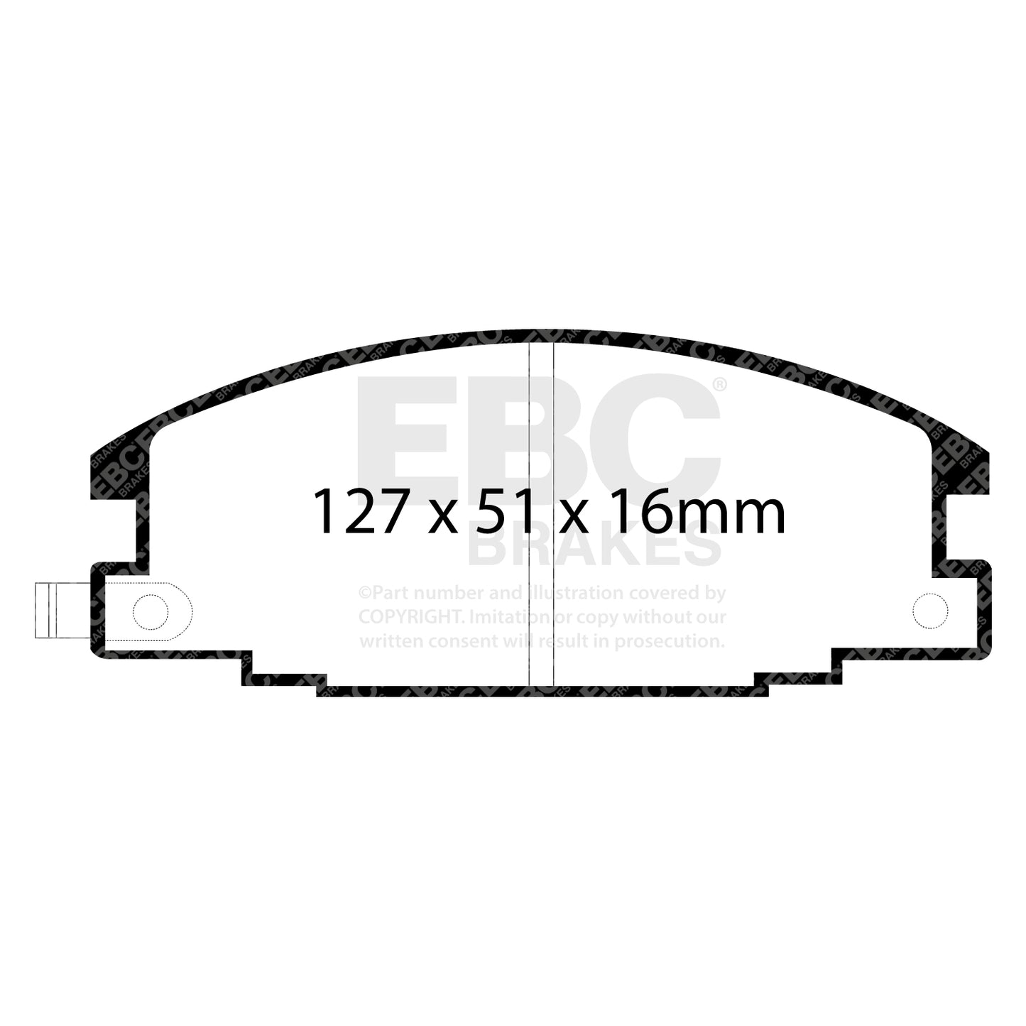 EBC Brakes Pad  and  Disc Kit (PD01KF733)