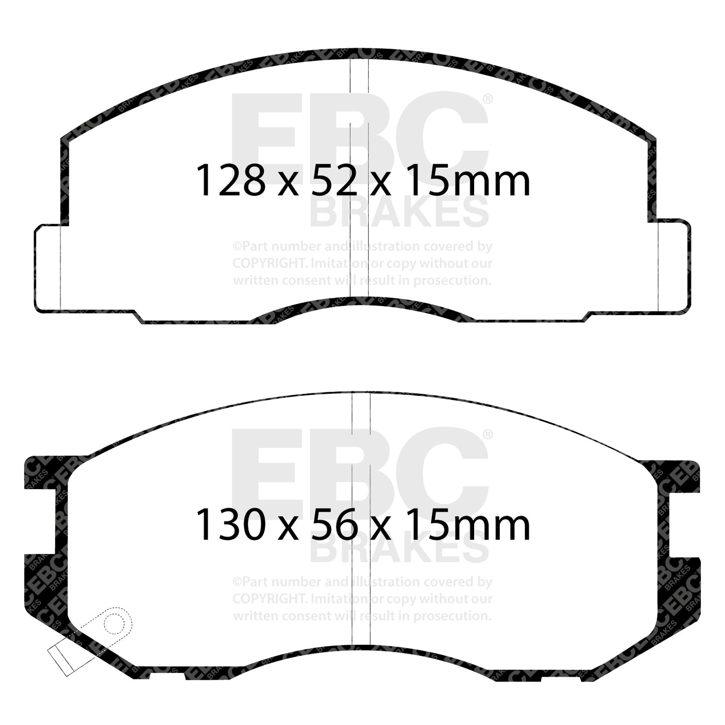 EBC Brakes Pad and Disc Kit (PDKF2305)