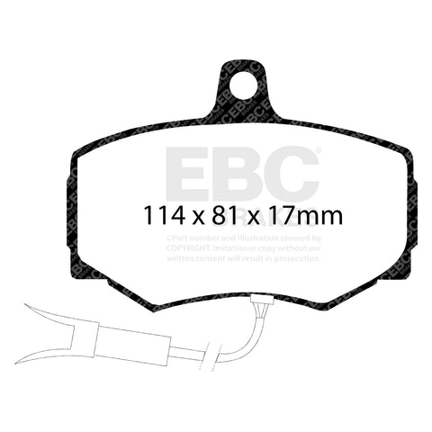 EBC Brakes Pad and Disc Kit (PD12KF117)