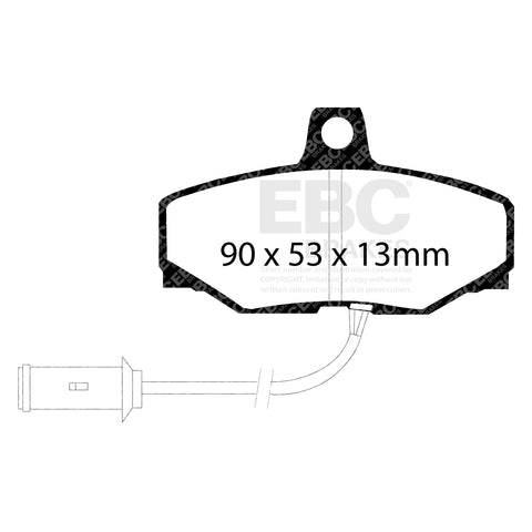 EBC Brakes Pad and Disc Kit (PDKR291)