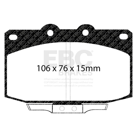 EBC Brakes Pad and Disc Full vehicle Kit (PD40K1143)