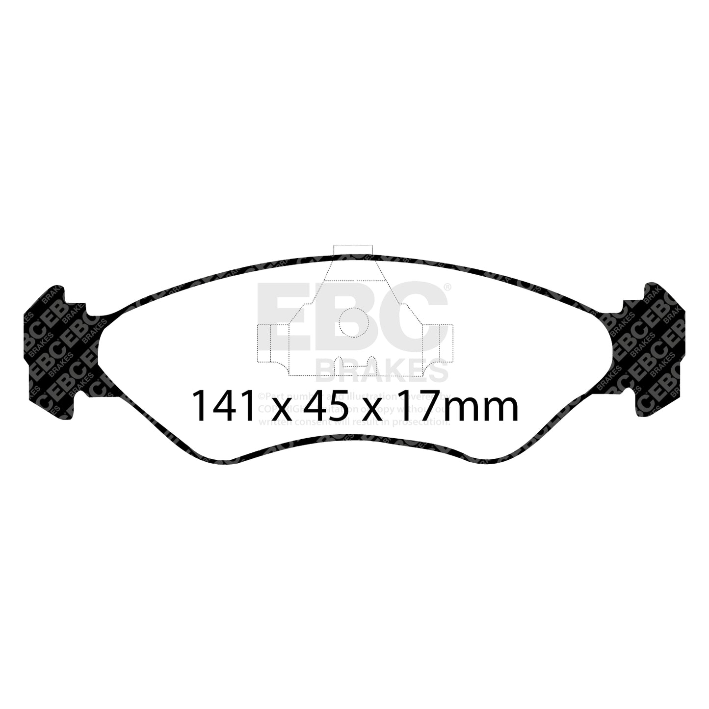 EBC Brakes Pad and Disc Kit (PDKF722)