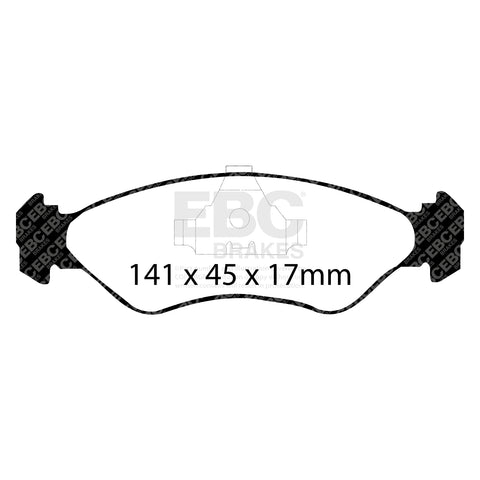 EBC Brakes Pad and Disc Kit (PDKF722)