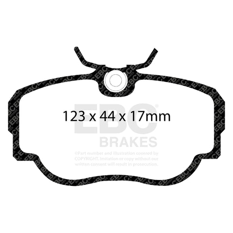 EBC Brakes RPX Racing Pad (DP8779RPX) Front