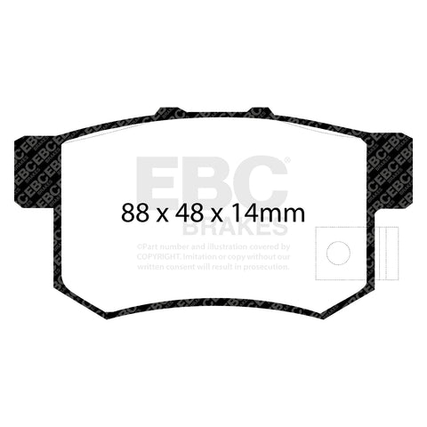 EBC Brakes Pad and Disc Full vehicle Kit (PD40K821)
