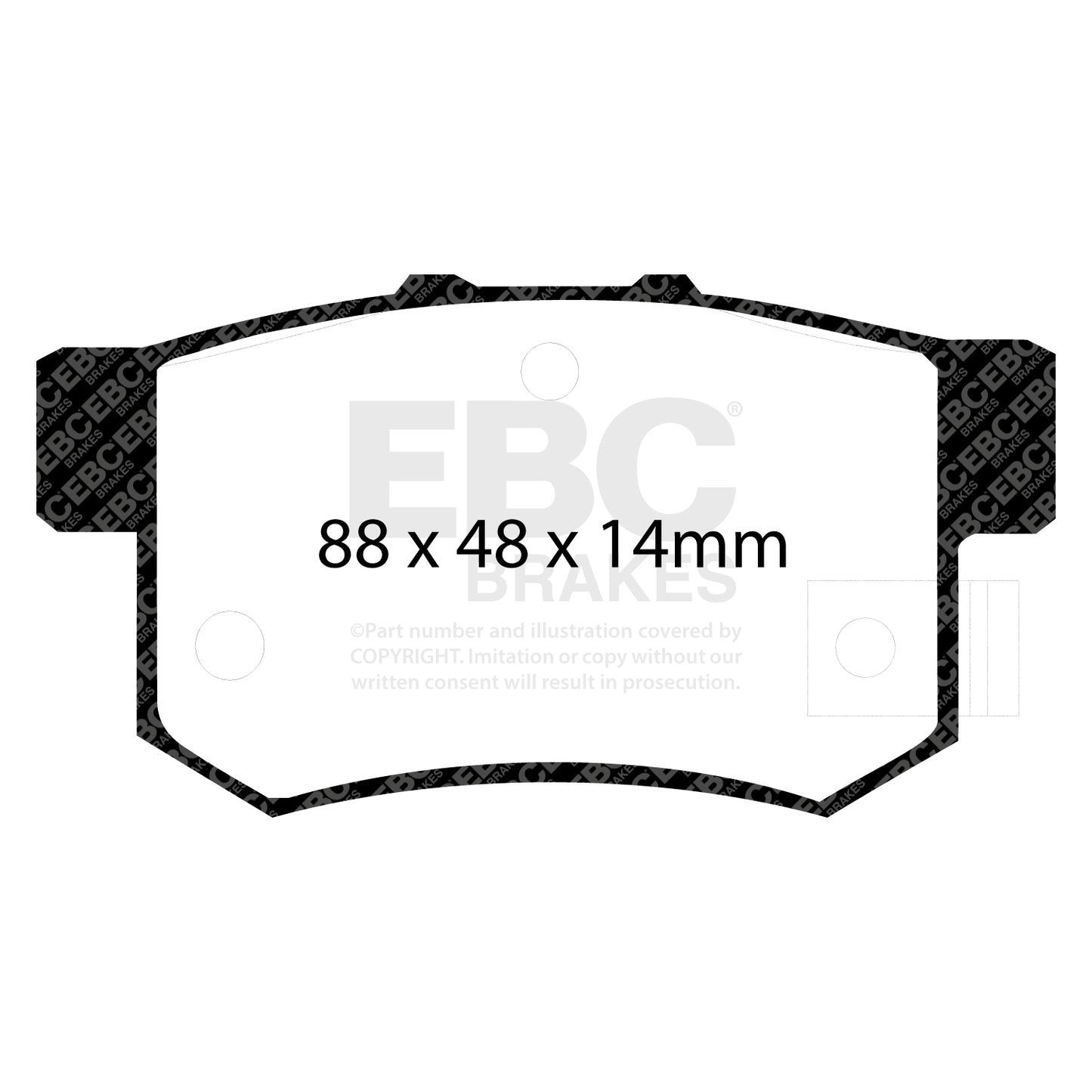 EBC Brakes Pad and Disc Full vehicle Kit (PD40K826)