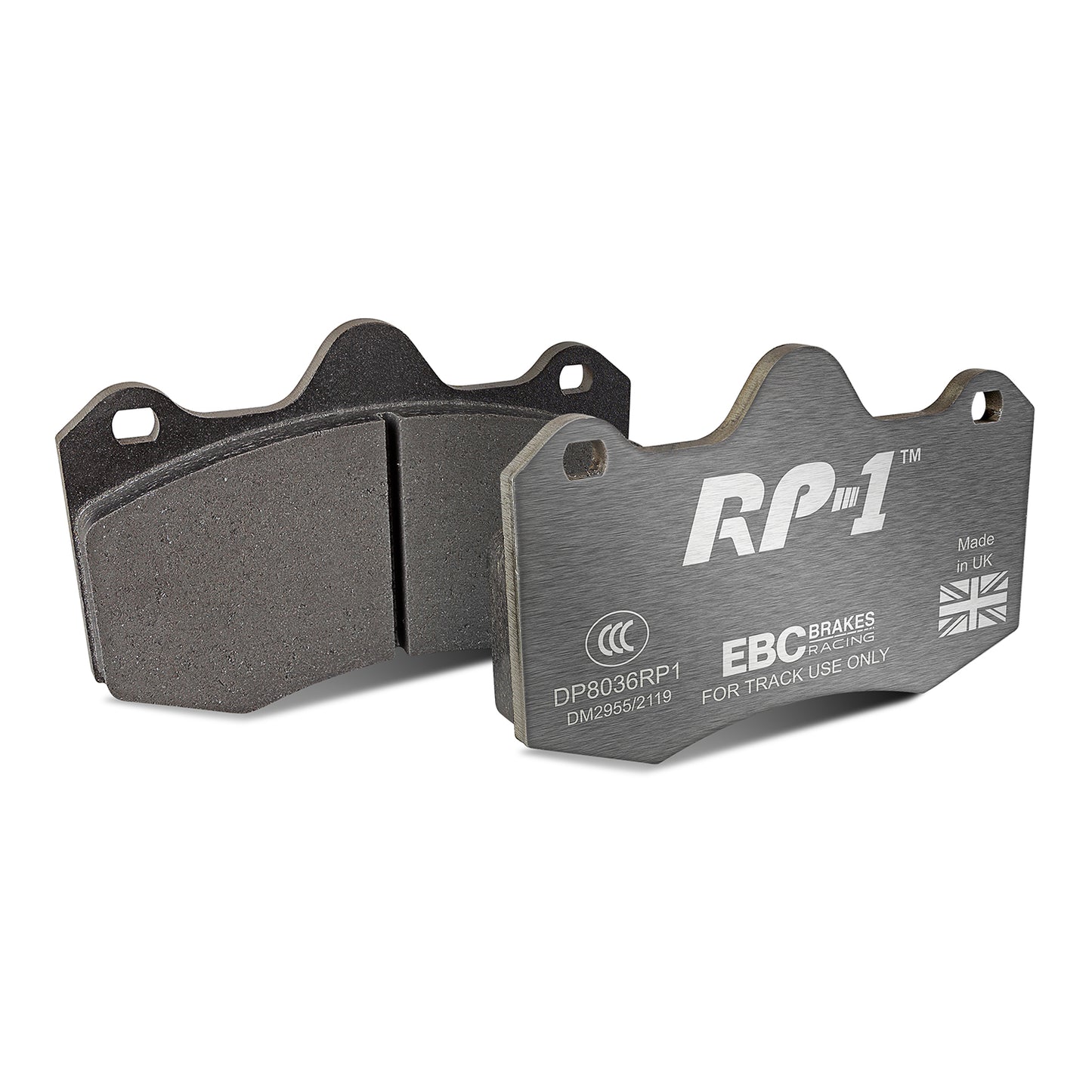 EBC RP1 Track pads for AP Racing  CP8560 CP6600D55   (DP8036RP1) Front