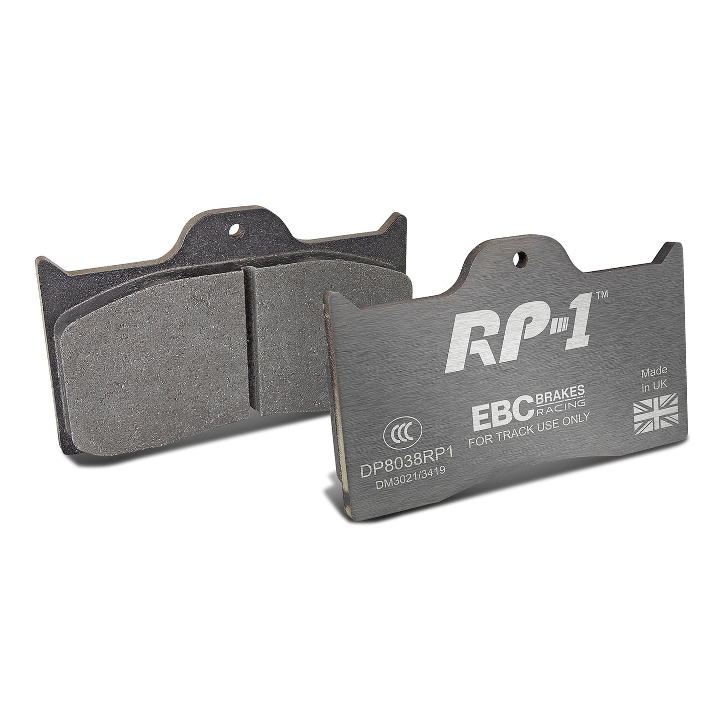 EBC RP1 Track pads for Wilwood  Dynalite billet  7112   (DP8038RP1) Front