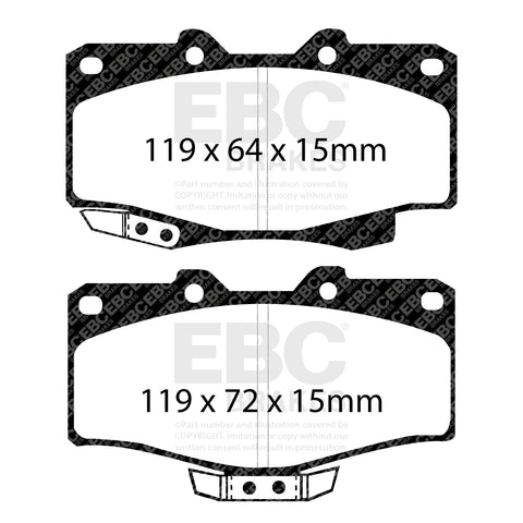 EBC Brakes Pad and Disc Full vehicle Kit (PD40K1856)
