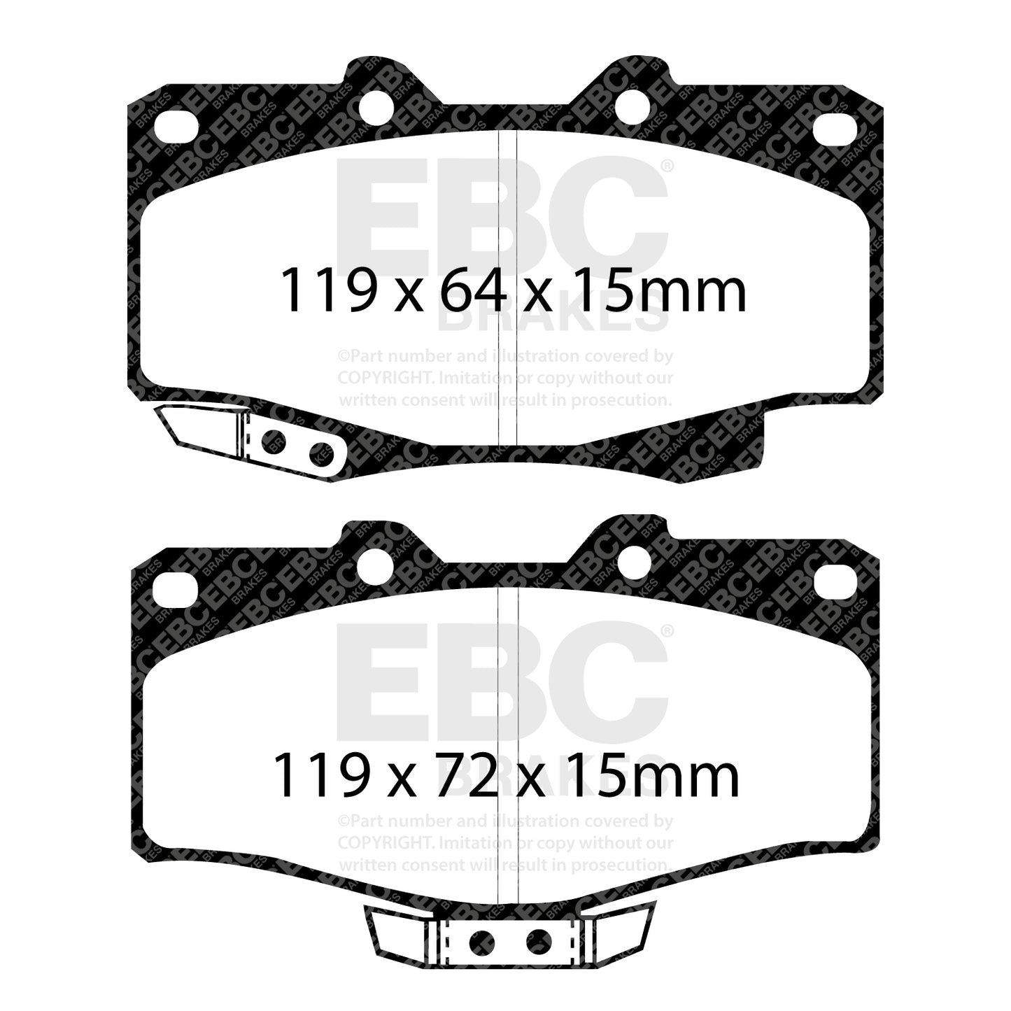 EBC Brakes Pad and Disc Kit (PD04KF1063)