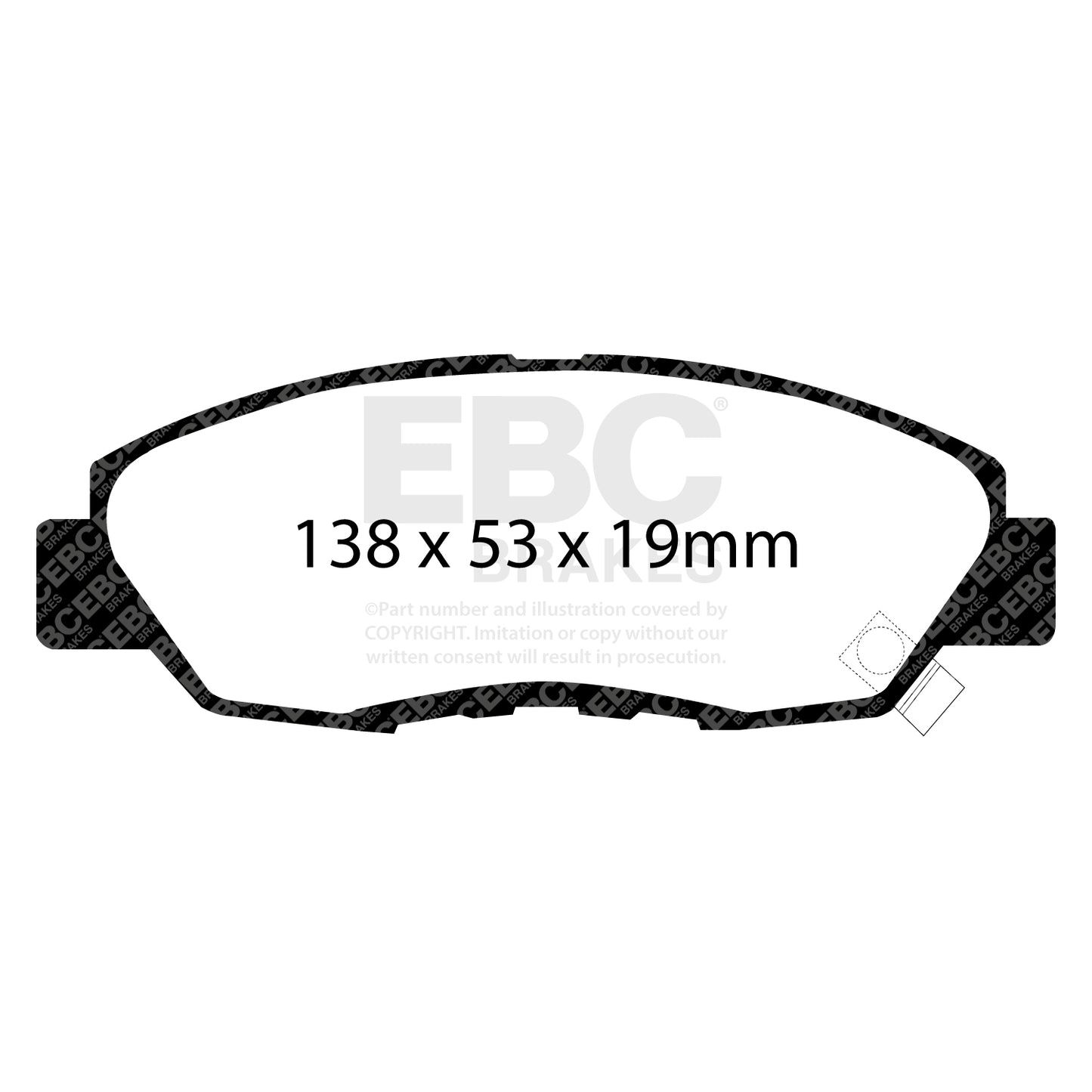EBC Brakes Pad and Disc Kit (PDKF837)