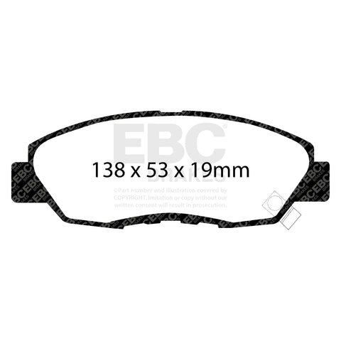 EBC Brakes Pad and Disc Full vehicle Kit (PD40K818)