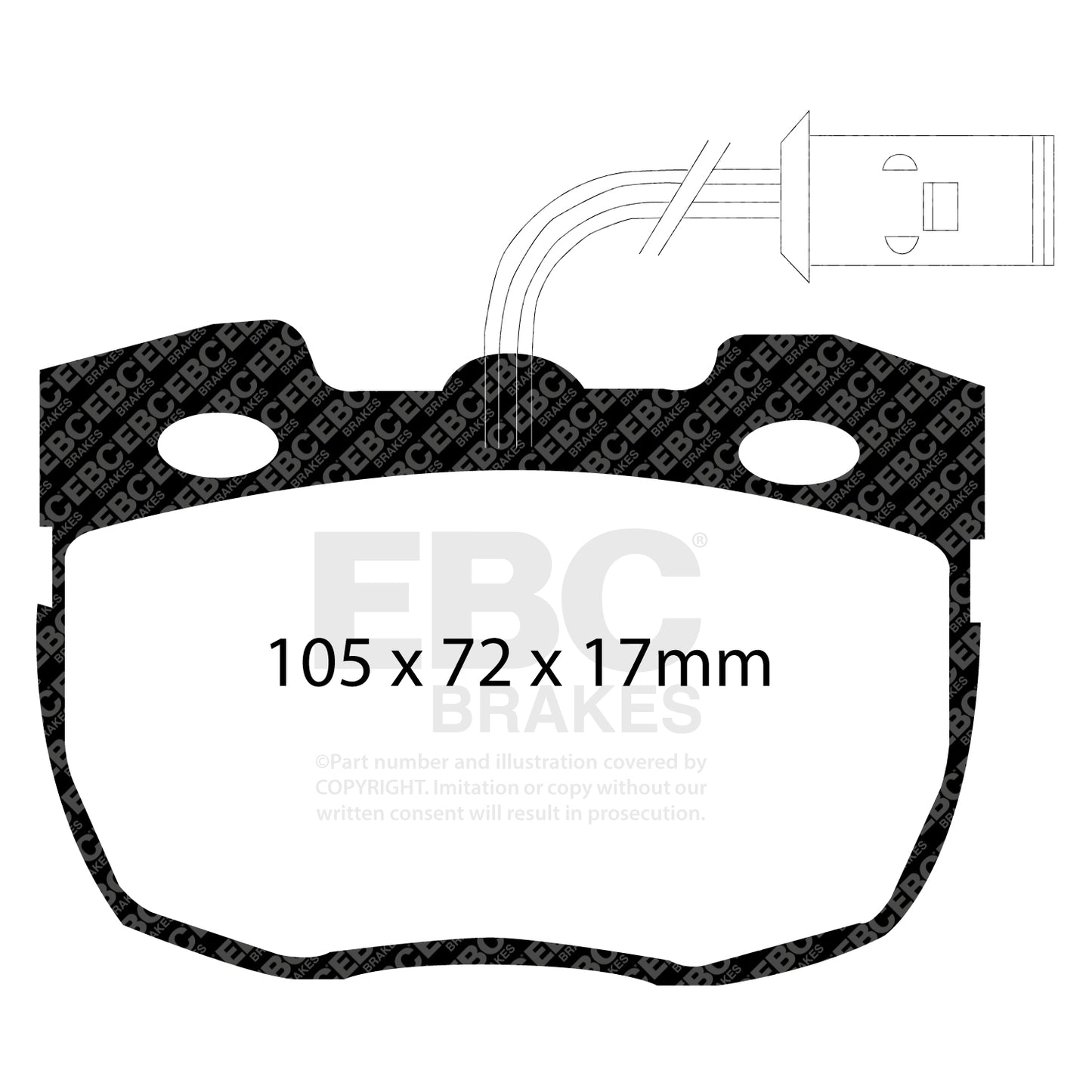 EBC Brakes Pad and Disc Kit (PD08KF292)