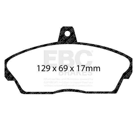 EBC Brakes Pad and Disc Full vehicle Kit (PD40K835)