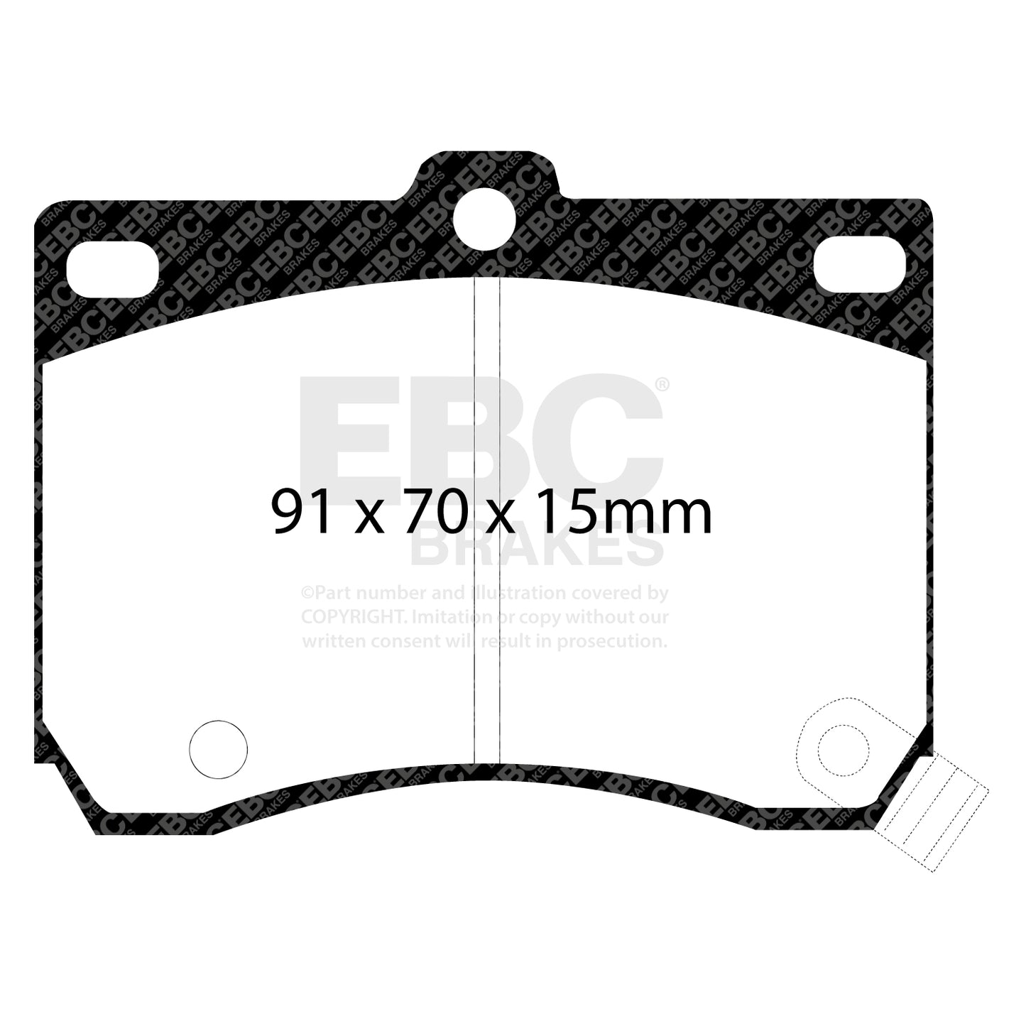 EBC Brakes Pad and Disc Kit (PD11KF1081)