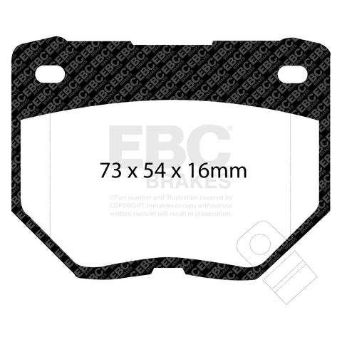 EBC Racing Brake Pads - (DP8826RP1) Rear