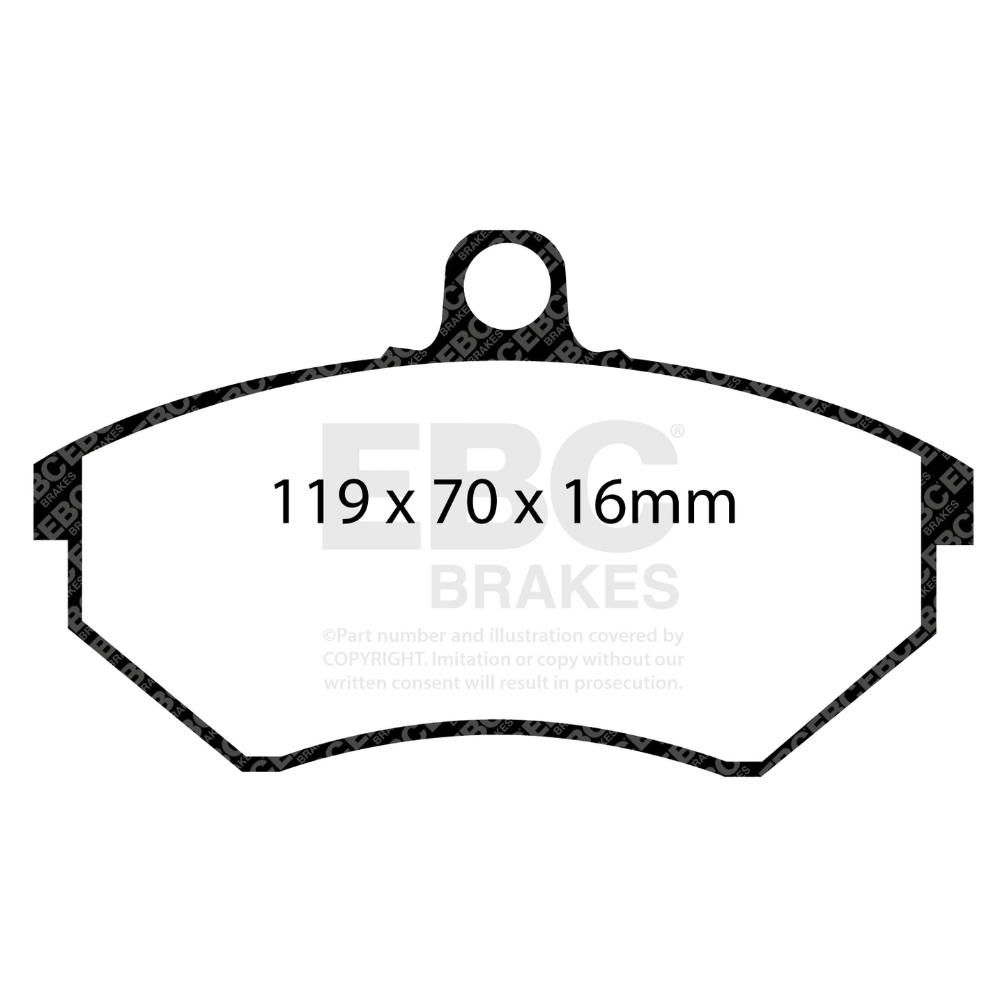 EBC Brakes Pad  and  Disc Kit (PD01KF1543)