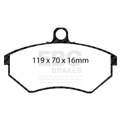 EBC Brakes Pad and Disc Full vehicle Kit (PD40K1933)