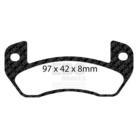 EBC Ultimax OE Replacement Brake Pad Set (DP849)