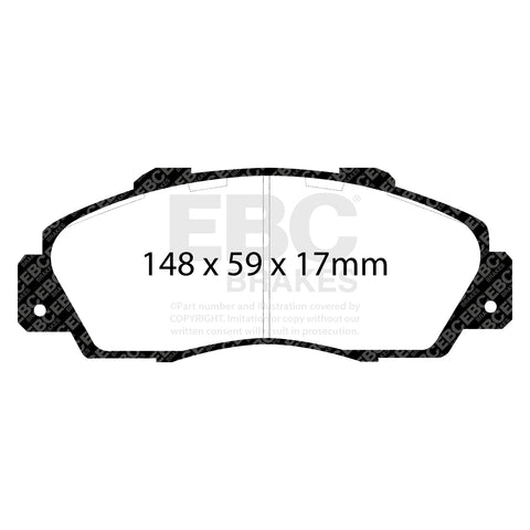 EBC Brakes Pad and Disc Full vehicle Kit (PD40K830)