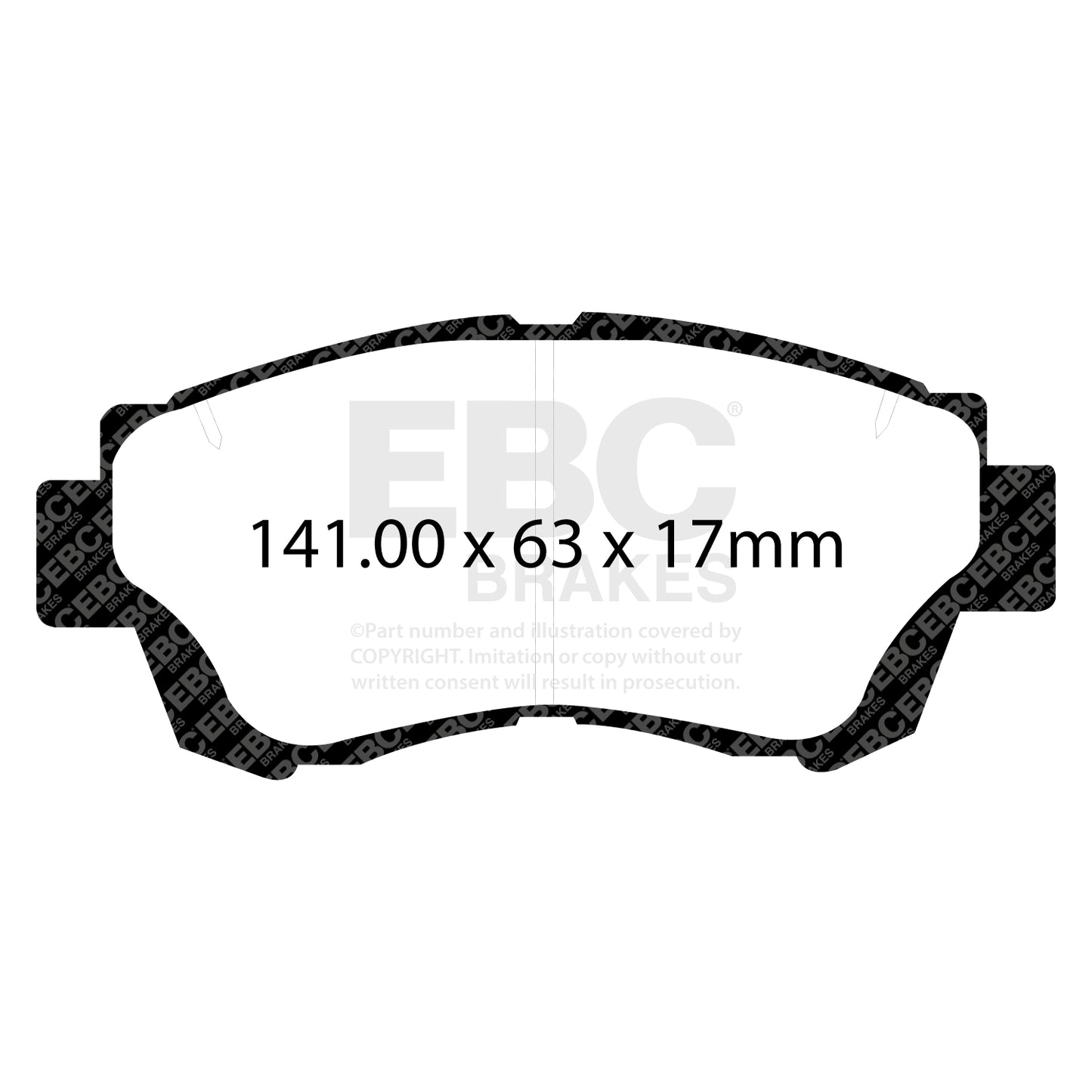 EBC Brakes Pad and Disc Full vehicle Kit (PD40K1077)