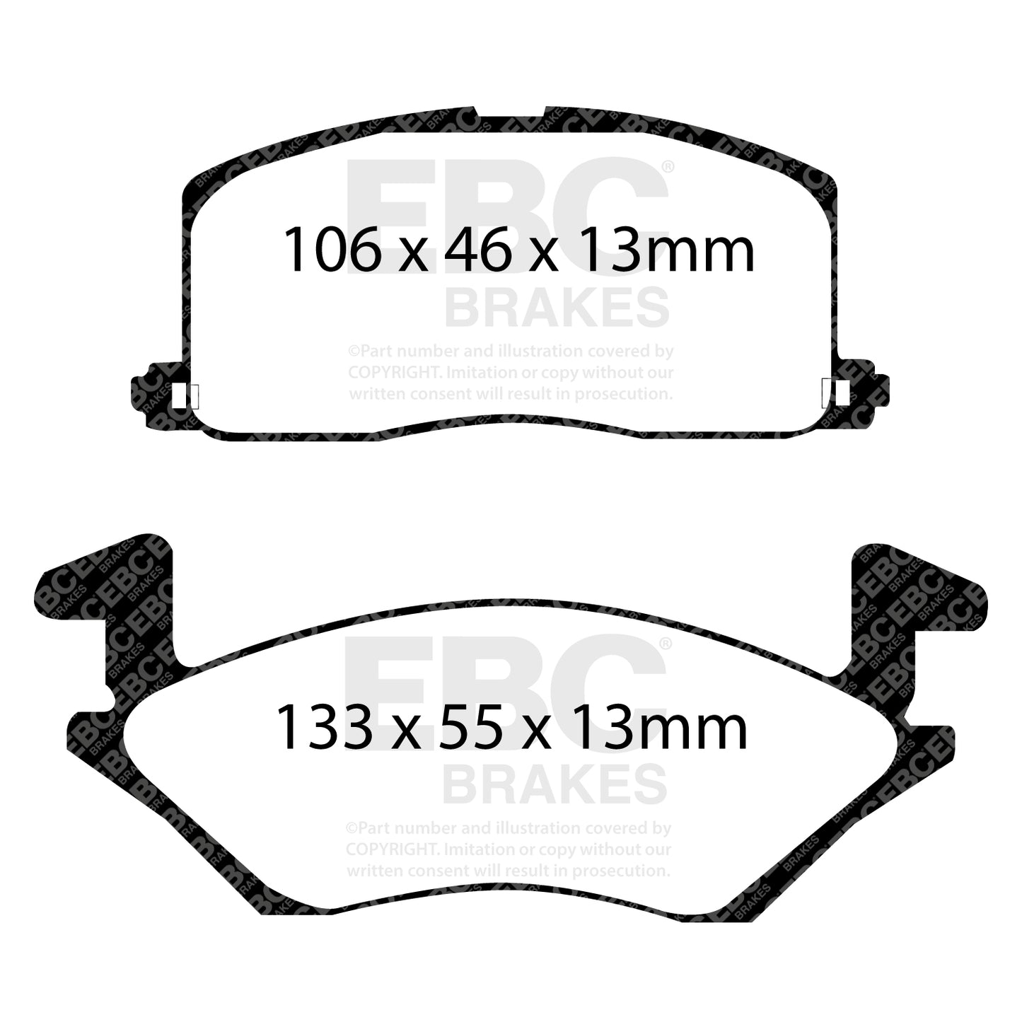 EBC Brakes Pad and Disc Kit (PDKF2008)