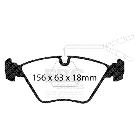 EBC Brakes Pad and Disc Full vehicle Kit (PD40K608)