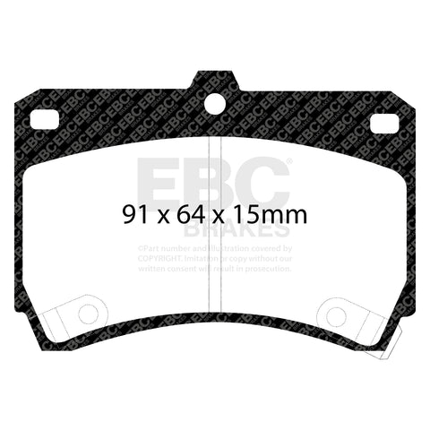 EBC Brakes Pad and Disc Full vehicle Kit (PD40K1115)