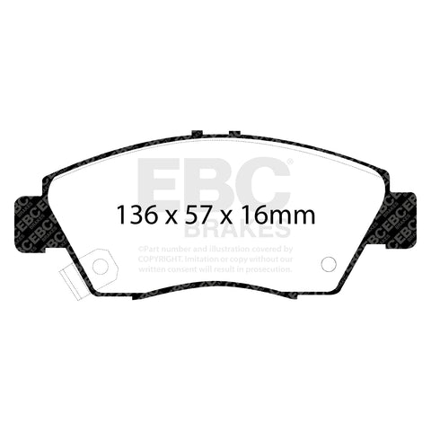 EBC Brakes Pad and Disc Full vehicle Kit (PD40K838)