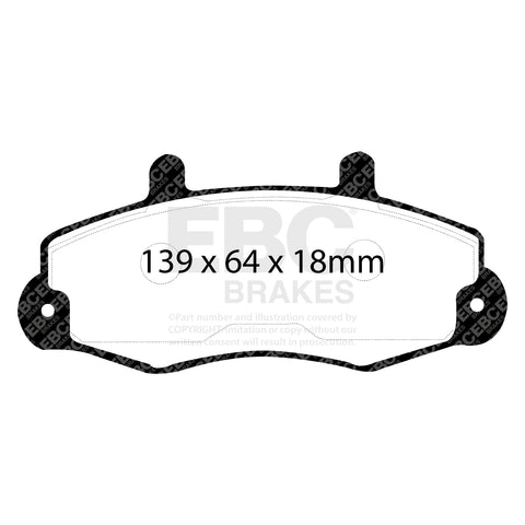EBC Brakes Pad and Disc Kit (PDKF804)