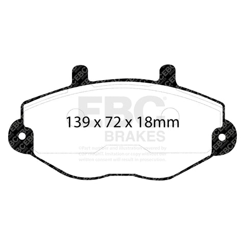 EBC Brakes Pad and Disc Kit (PDKF795)