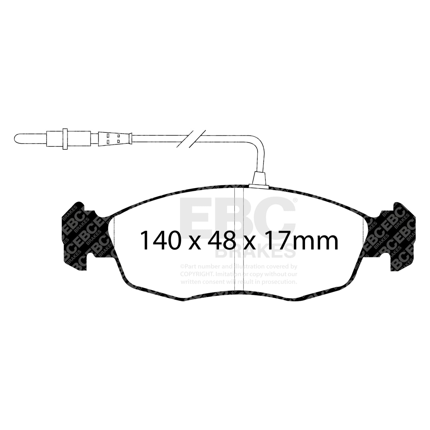 EBC Brakes Pad and Disc Kit (PD13KF209)