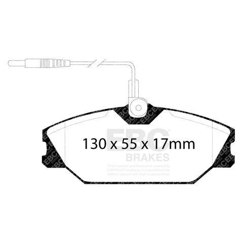 EBC Brakes Pad and Disc Kit (PD13KF588)