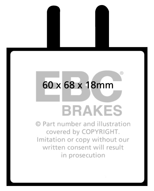 EBC Orangestuff 9000 Series Race Brake Pad Set (DP9543)