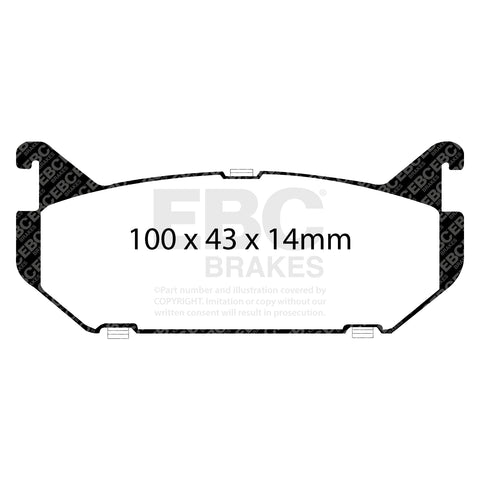 EBC Brakes Pad and Disc Kit (PD11KR562)