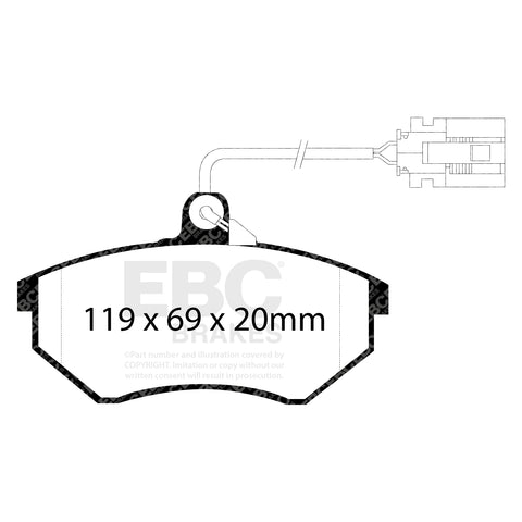 EBC Brakes Pad and Disc Full vehicle Kit (PD40K1929)