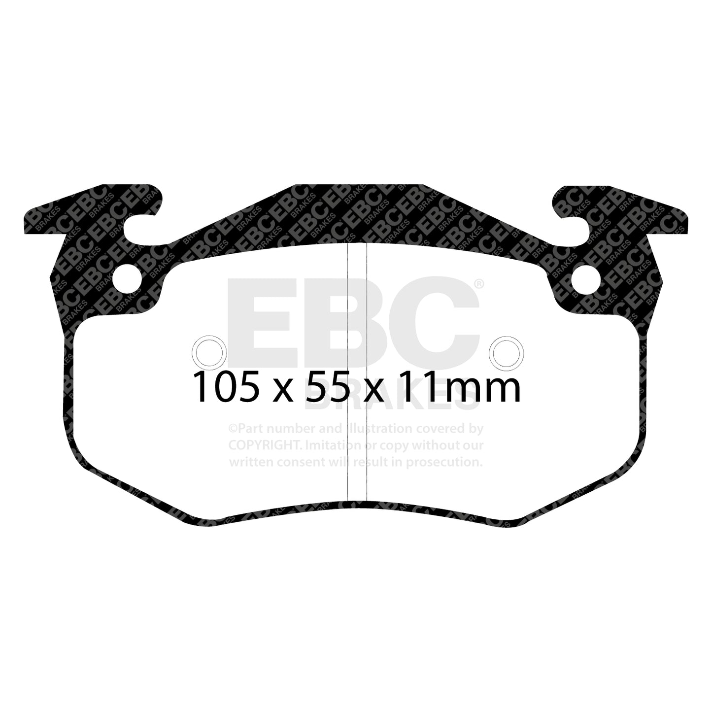 EBC Ultimax OE Replacement Brake Pad Set (DP983)