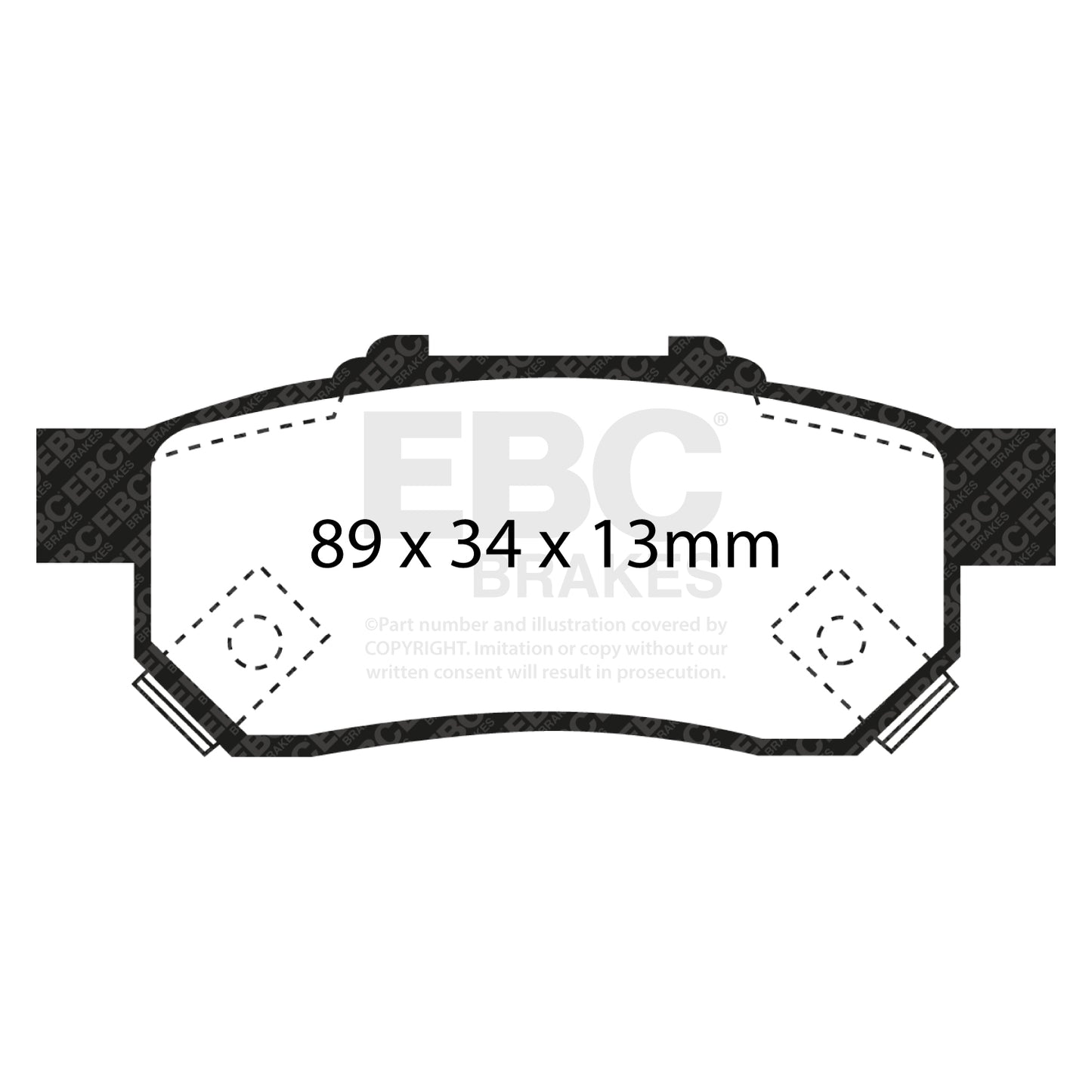 EBC Brakes Pad and Disc Full vehicle Kit (PD40K834)