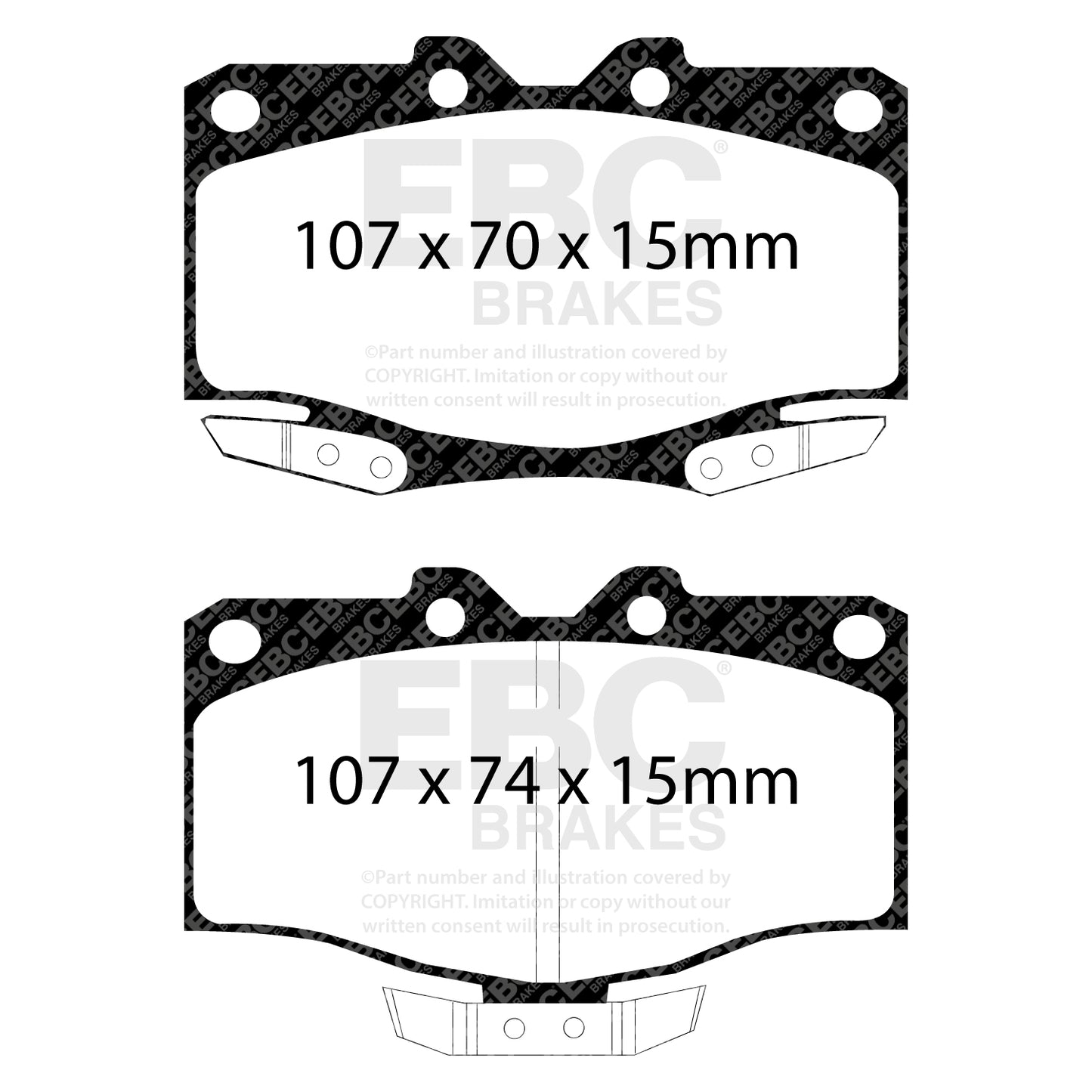 EBC Brakes Pad and Disc Kit (PDKF1982)